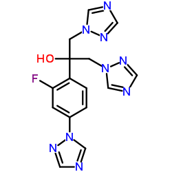 4-Defluoro-4-(1H-1,2,4-triazol-1-yl) Fluconazole structure