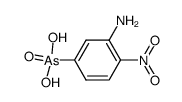 (3-amino-4-nitro-phenyl)-arsonic acid Structure