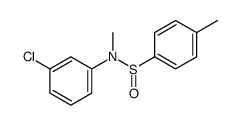 N-(3-chlorophenyl)-N,4-dimethylbenzenesulfinamide结构式