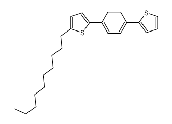 2-decyl-5-(4-thiophen-2-ylphenyl)thiophene结构式