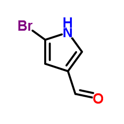 5-溴吡咯-3-甲醛结构式