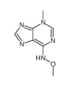 N-methoxy-3-methylpurin-6-amine Structure