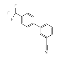 3-[4-(trifluoromethyl)phenyl]benzonitrile结构式