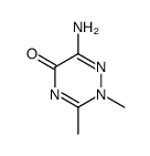 6-amino-2,3-dimethyl-1,2,4-triazin-5-one结构式