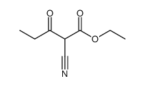 2-Cyano-3-oxo-pentanoic acid ethyl ester结构式