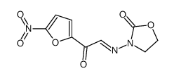 3-[[2-(5-nitrofuran-2-yl)-2-oxoethylidene]amino]-1,3-oxazolidin-2-one Structure
