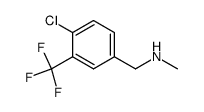 (4-Chloro-3-trifluoromethyl-benzyl)-methyl-amine结构式