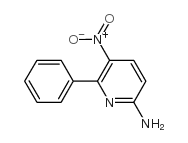 2-氨基-5-硝基-6-苯基吡啶结构式