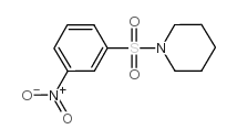 1-(3-NITROPHENYLSULFONYL)PIPERIDINE Structure