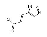 3-(1H-imidazol-5-yl)prop-2-enoyl chloride Structure