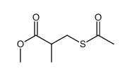 methyl 3-acetylsulfanyl-2-methylpropanoate结构式