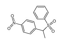 4-nitro-α-methylbenzyl phenyl sulfone Structure
