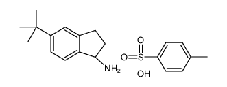 (1R)-5-tert-butyl-2,3-dihydro-1H-inden-1-amine,4-methylbenzenesulfonic acid结构式