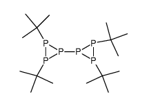 2,2',3,3'-Tetra-tert-butyl-1,1'-bicyclotriphosphan Structure