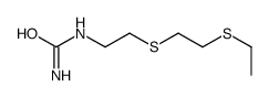 [2-[[2-(ethylthio)ethyl]thio]ethyl]urea结构式