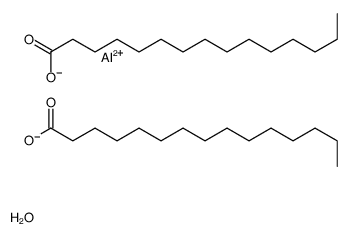 di(pentadecanoyloxy)aluminum,hydrate Structure