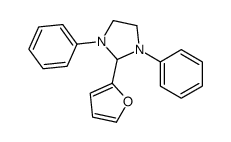 2-(2-furyl)-1,3-diphenylimidazolidine结构式
