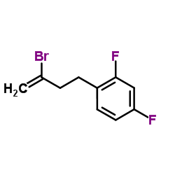 1-(3-Bromo-3-buten-1-yl)-2,4-difluorobenzene Structure