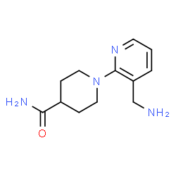 1-[3-(氨基甲基)吡啶-2-基]哌啶-4-噁唑甲酰胺结构式