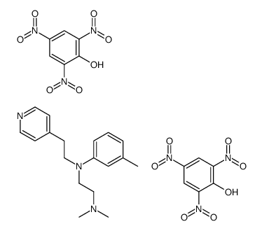 N,N-dimethyl-N'-(3-methylphenyl)-N'-(2-pyridin-4-ylethyl)ethane-1,2-diamine,2,4,6-trinitrophenol Structure