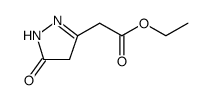(5-氧代-4,5-二氢-1H-吡唑-3-基)乙酸乙酯结构式