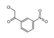 α-Chloro-3'-nitroacetophenone结构式