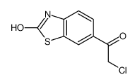 6-(2-氯乙酰基)-2(3h)-苯并噻唑酮结构式