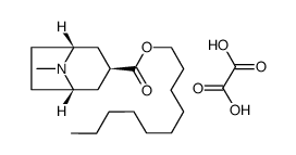 n-decyl 8-methyl-8-azabicyclo[3.2.1]octan-3β-carboxylate oxalate salt Structure