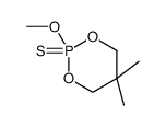 2-methoxy-5,5-dimethyl-2-sulfanylidene-1,3,2λ5-dioxaphosphinane结构式
