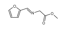 methyl (E)-N-[(2-furan-2-yl)methylene]glycinate结构式