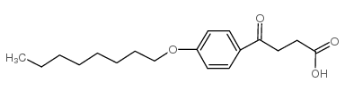 4-[4-(辛氧基)苯基]-4-氧代丁酸结构式
