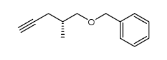 (2R)-benzyl-(2-methylpent-4-ynyl) ether Structure