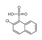 2-chloronaphthalene-1-sulfonic acid Structure