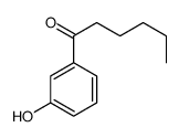 1-(3-hydroxyphenyl)hexan-1-one结构式