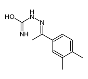 [1-(3,4-dimethylphenyl)ethylideneamino]urea结构式