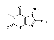 7,8-diamino-1,3-dimethylxanthine结构式