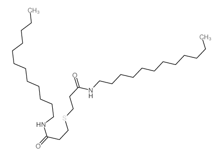 Propanamide,3,3'-thiobis[N-dodecyl-结构式
