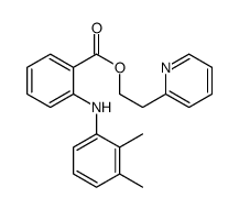 2-pyridin-2-ylethyl 2-(2,3-dimethylanilino)benzoate Structure