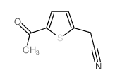 2-(5-乙酰基-2-噻吩)乙腈结构式