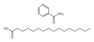 hexadecanoic acid-nicotinamide complex结构式