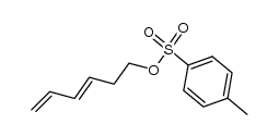 3,5-hexadienol p-toluenesulfonate Structure