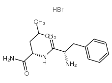 H-PHE-LEU-NH2 · HBR结构式