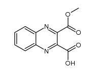 quinoxaline-2,3-dicarboxylic acid monomethyl ester Structure