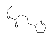ethyl 4-pyrazol-1-ylbutanoate结构式