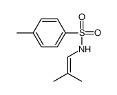 4-methyl-N-(2-methylprop-1-enyl)benzenesulfonamide结构式