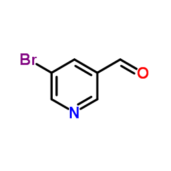 5-溴-3-吡啶甲醛结构式