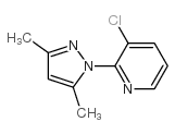 3-氯-2-(3,5-二甲基吡唑-1-基)吡啶结构式