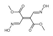 dimethyl 2,3-bis((hydroxyimino)methyl)fumarate Structure