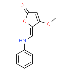 5-(ANILINOMETHYLENE)-4-METHOXY-2(5H)-FURANONE Structure