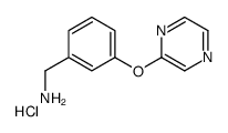 3-(PYRAZIN-2-YLOXY)-BENZYLAMINE HCL Structure